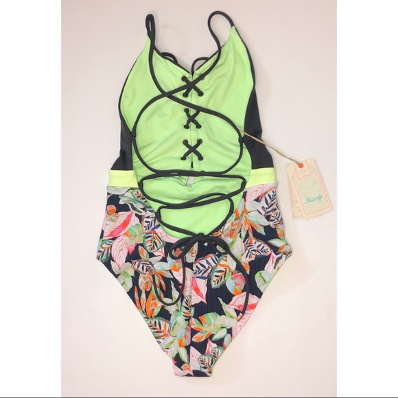 Maaji limelight one piece swimsuit small - Picture 5 of 8